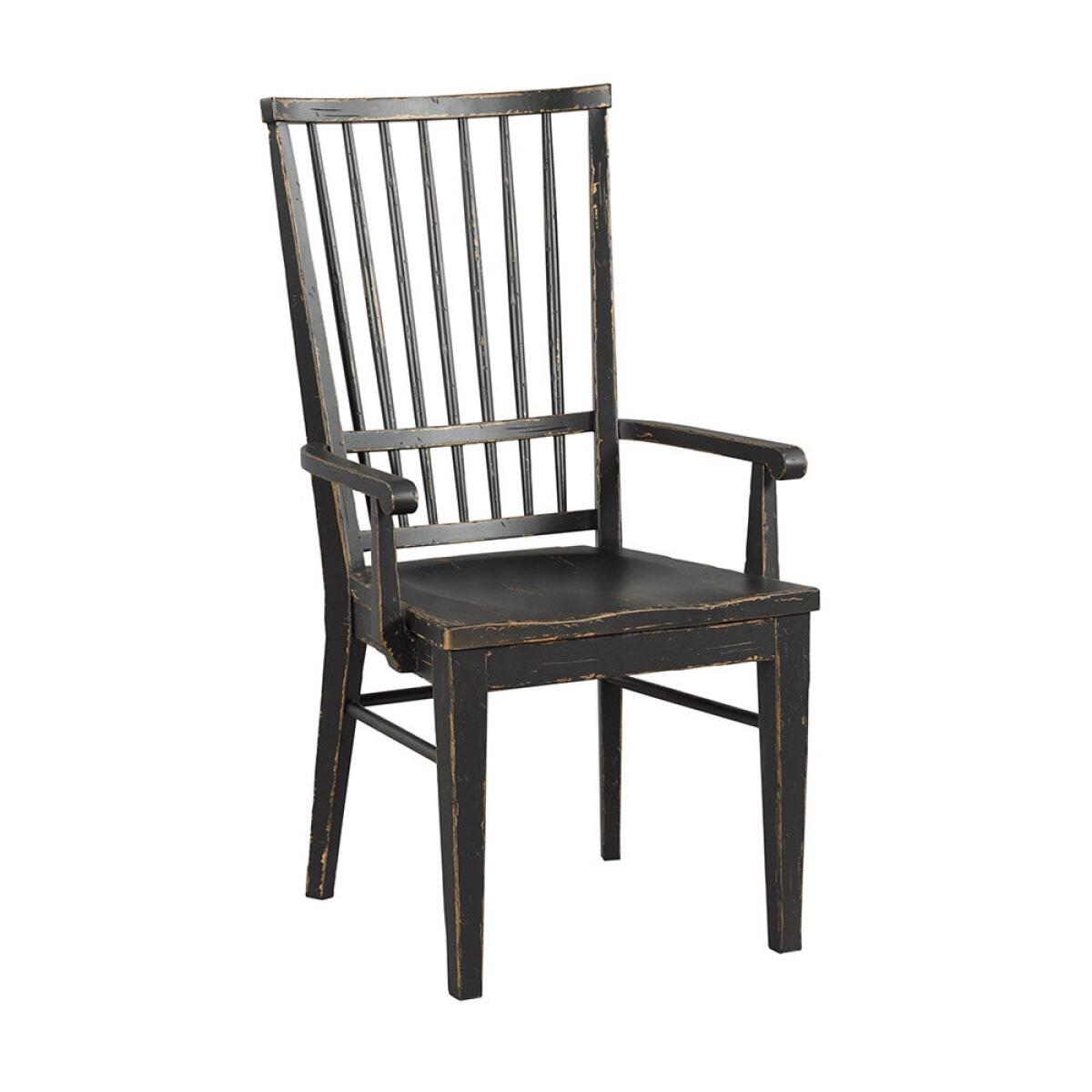 Mill House Cooper Arm Chair – Anvil Finish Chairs & Benches La-Z-Boy 3