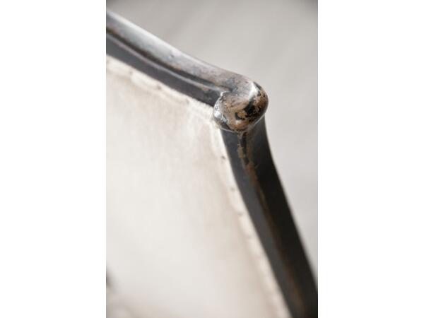 Ciao Bella Upholstered Back Side Chair in White/Black Chairs & Benches Hooker Furniture 8