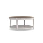 Bella Round Cocktail Table Stone Top Cocktail & Coffee Tables Bassett Furniture 3