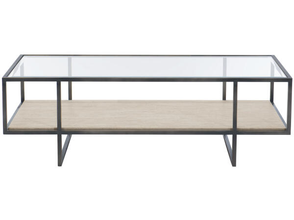 Harlow Metal Rectangular Cocktail Table Cocktail & Coffee Tables Bernhardt