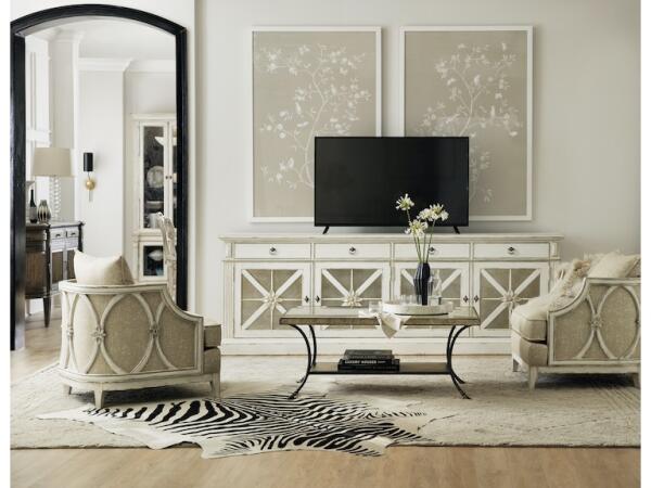 Sanctuary Grand Premier Entertainment Console Blanc - Image 4