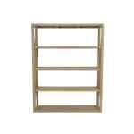 X Bookcase In Coastal Teak - Image 2