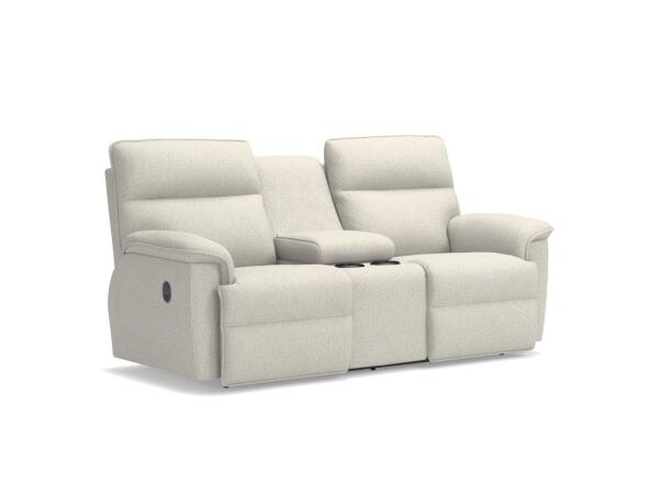 Jay Reclining Loveseat w/ Console Loveseats Customizable