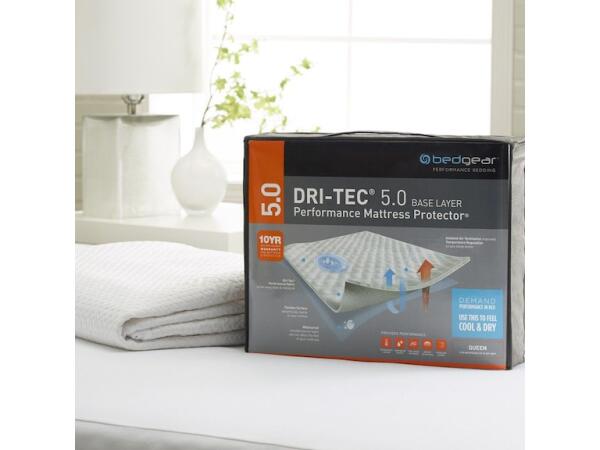 Dri-Tec 5.0 Moisture Wicking Performance Mattress Protector – King BGM03AWFK Mattress Protectors Bedgear