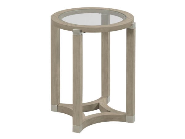 Solstice Round Spot Table Accent Furniture Hammary