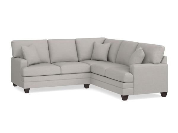 Carolina Track Arm L-Shaped Sectional Sectionals Bassett Furniture