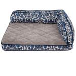 Sadie Sofa, Blue Jacquard - Image 3