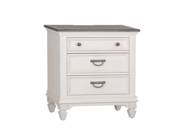 Allyson Park Night Stand w/ Charging Station Nightstands Liberty Furniture