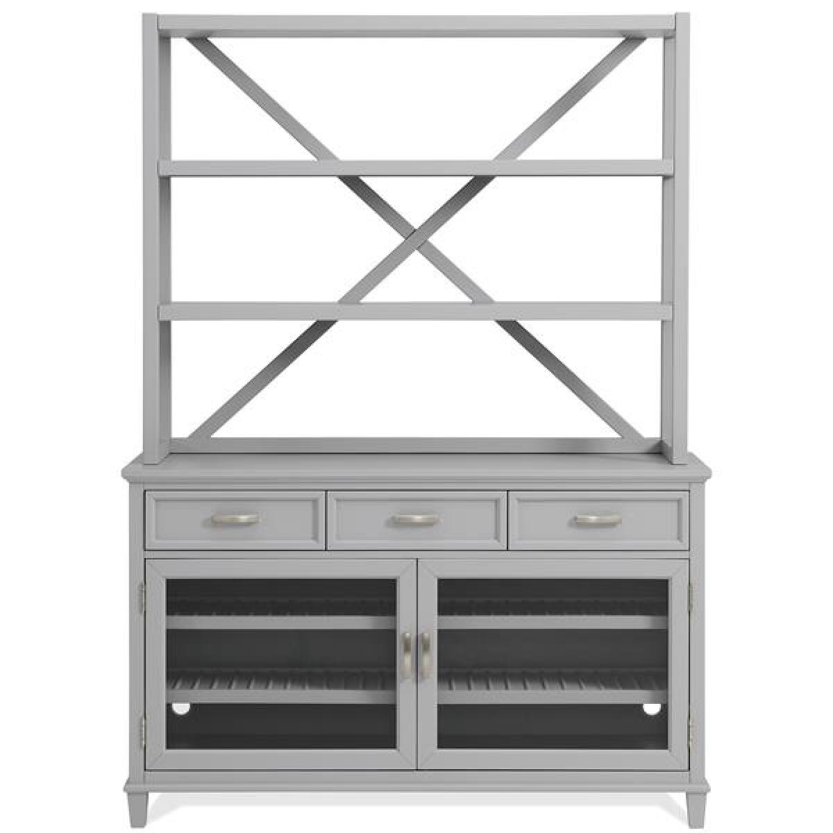 Osborne Hutch – Grey Dining Storage Riverside Furniture Osborne Hutch – Grey Dining Storage Riverside Furniture
