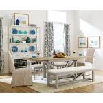 Osborne Upholstered Dining Bench - Beige - Image 3