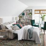 Alexander Roll Arm Queen Sleeper Sleeper Sofas Bassett Furniture 5