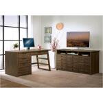 Perspectives Single Pedestal Desk Desks Riverside Furniture 6