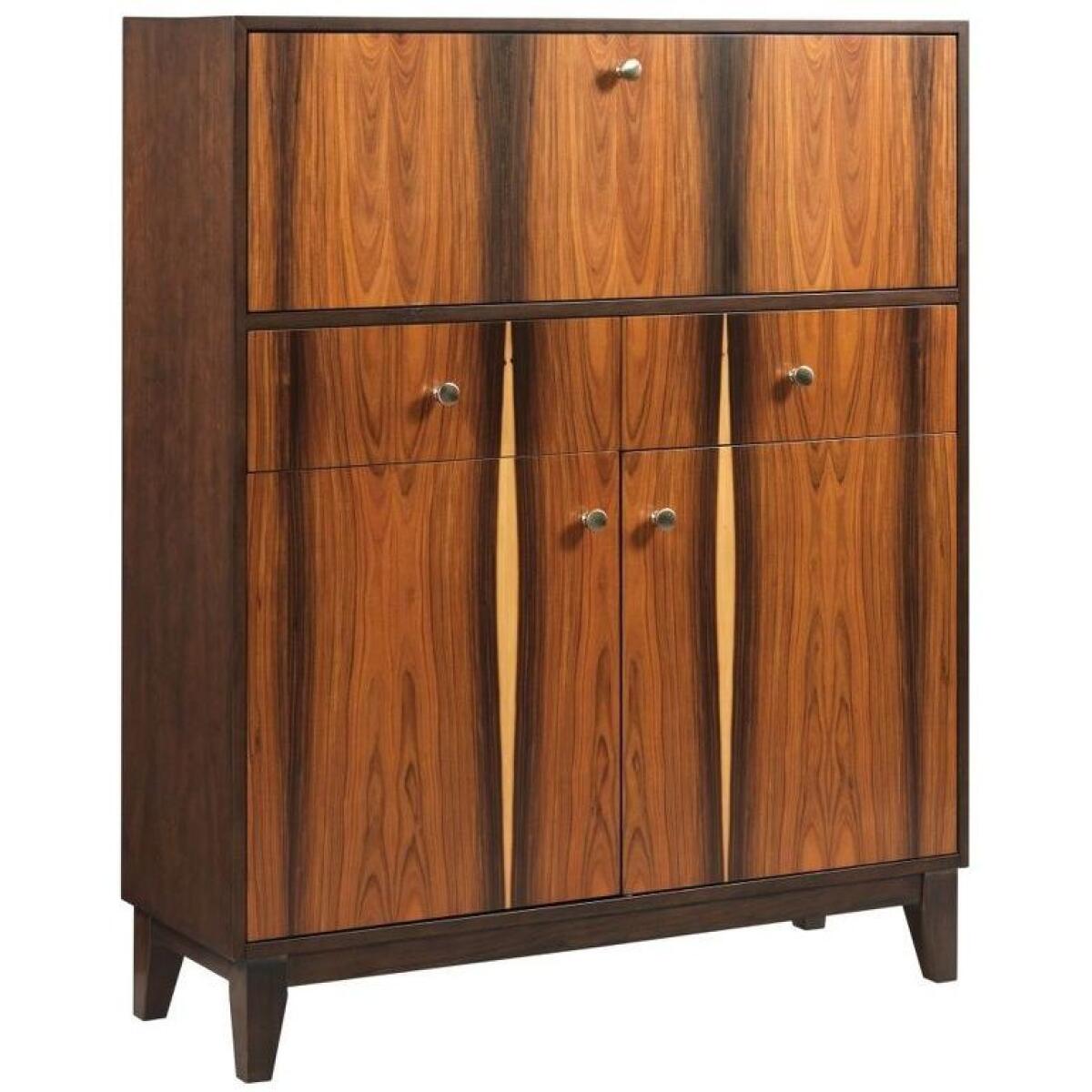Hidden Treasures Brown Rosewood Bar Bar Furniture Hammary Hidden Treasures Brown Rosewood Bar Bar Furniture Hammary