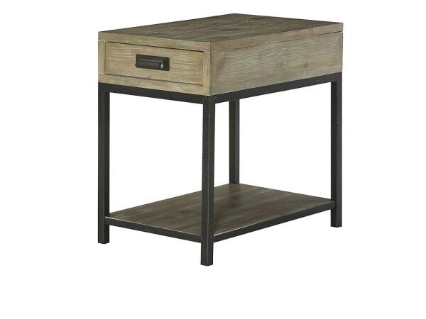 Parsons Charging Chairside Table Chairside Tables Hammary