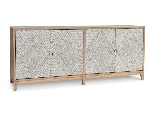 Telluride 4 Door Credenza Dining Storage Bassett Furniture