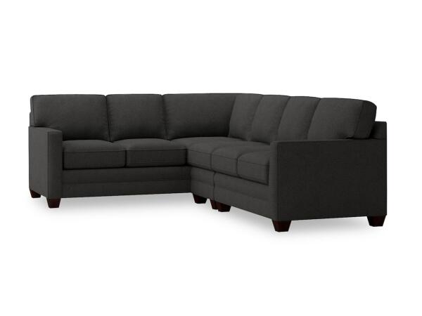 Alexander Track Arm Large L Sectional Sectionals Bassett Furniture