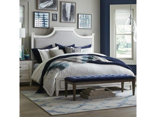 Bella Queen Upholstered Bed Beds Bassett Furniture