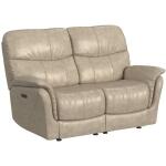 Club Level Cary Flax Power Loveseat Loveseats Bassett Furniture 3