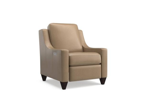 Magnificent Motion Reclining Leather Chair Recliners Bassett Furniture