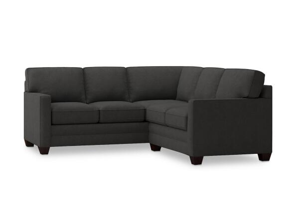 Alexander Track Arm Small L Sectional Sectionals Bassett Furniture