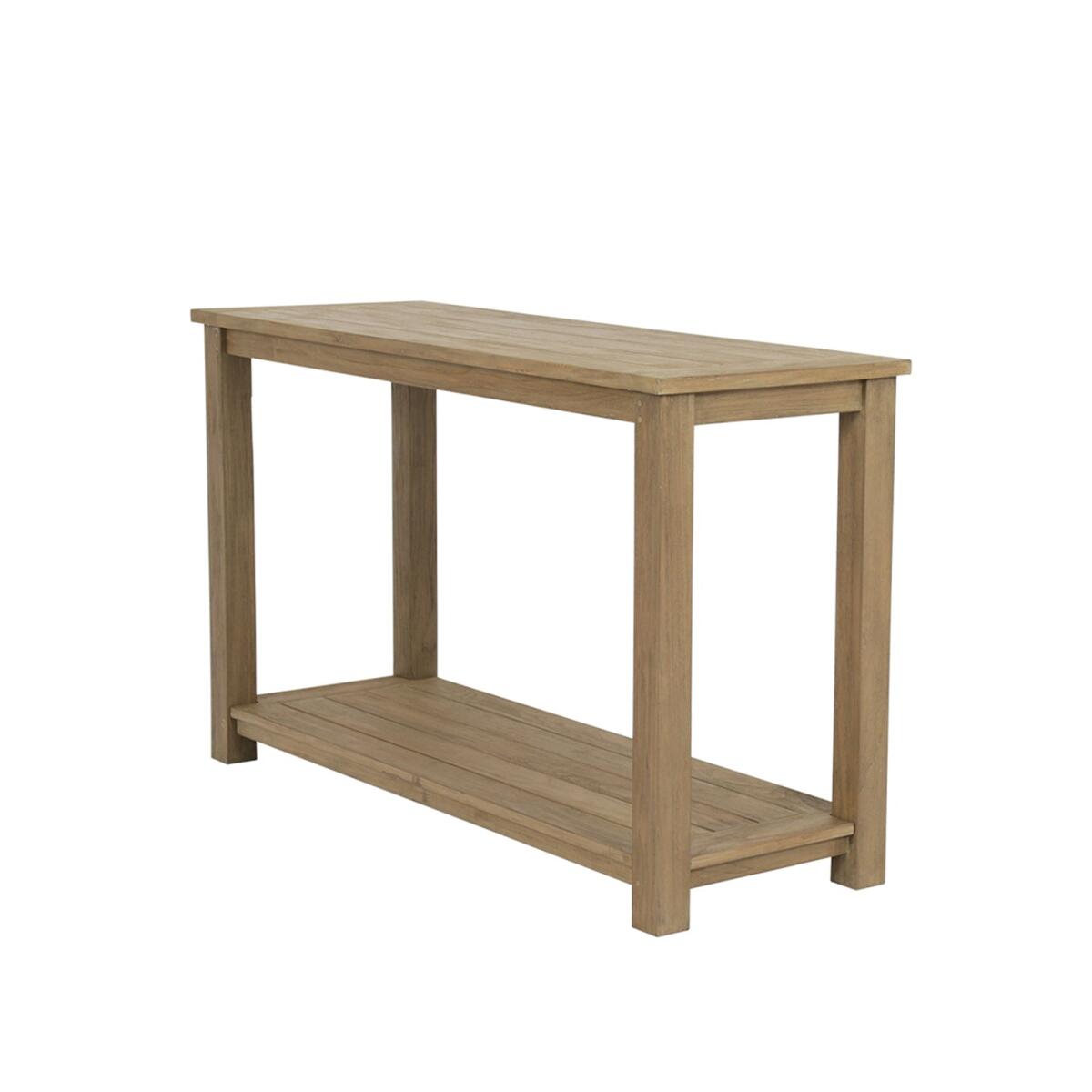 Sofa Table In Coastal Teak Sofa Table In Coastal Teak - Image 1