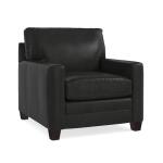 Whitney Leather Accent Chair Chairs Bassett Furniture 3