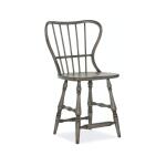 Ciao Bella Spindle Back Counter Stool in Speckled Grey