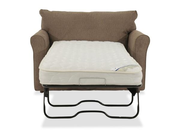 Leah Roll Arm Casual 54″ Twin Sleep Chair Chairs Customizable 4