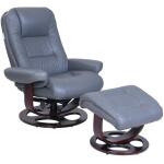 Jacque Pedestal Chairs & Ottomans - Marlene-Gray