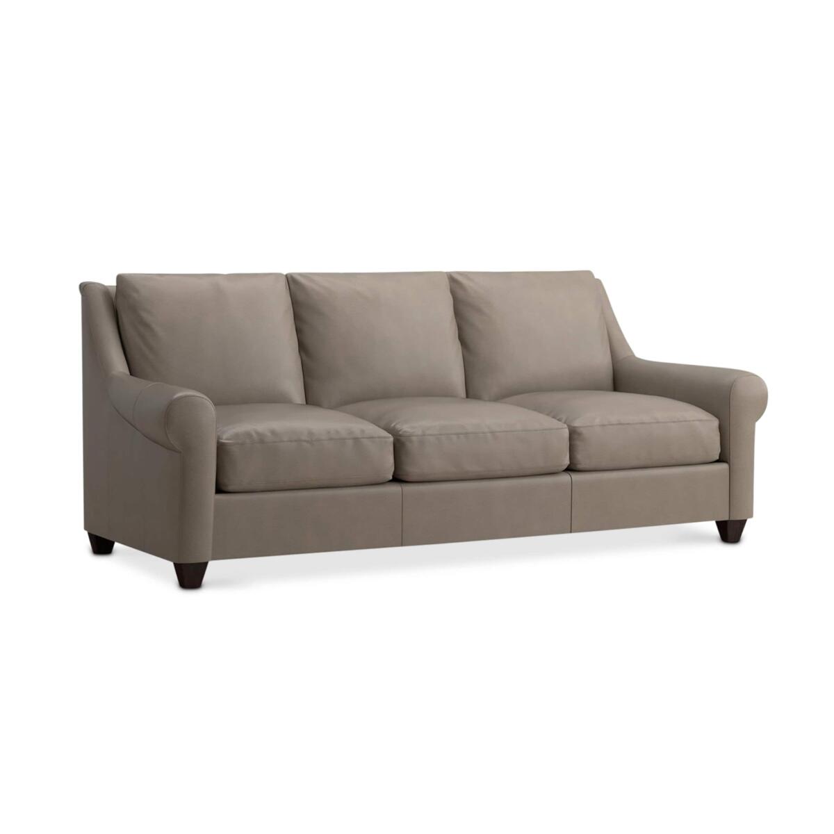 Ellery Leather Sofa Sofas Bassett Furniture Ellery Leather Sofa Sofas Bassett Furniture