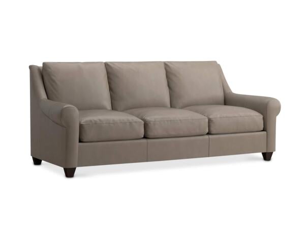 Ellery Leather Sofa Sofas Bassett Furniture