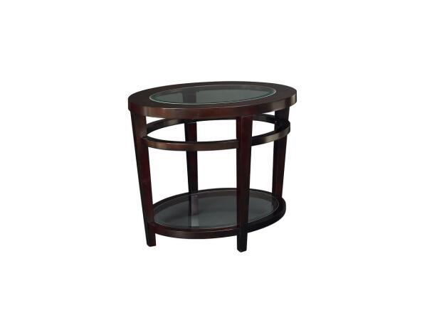 Urbana Dark Oak Oval End Table End tables Hammary