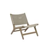 Coastal Teak Cushionless High Back Chair Outdoor Chairs Sunset West 11