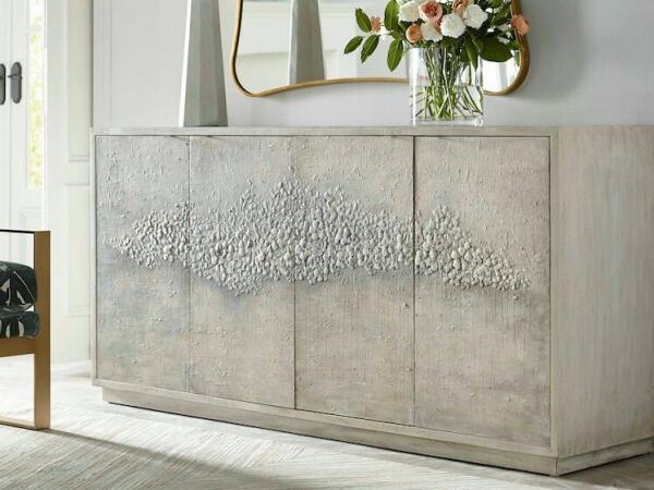 Antiquities Meadow 4 Door Credenza Dining Storage Bassett Furniture 7