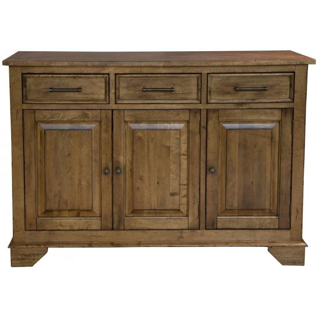 Bennett Smoky Quartz Server Dining Storage A-America Bennett Smoky Quartz Server Dining Storage A-America