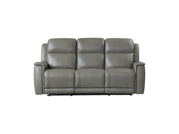 Casual Power Reclining Sofa With Power Headrest And Lumbar Sofas Bassett Furniture
