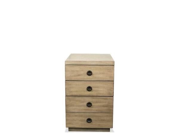 Perspectives Mobile Brown File Cabinet Office Storage Customizable
