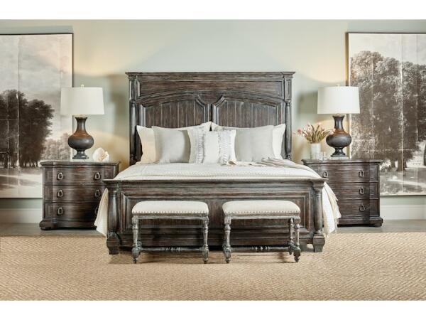 Traditions King Panel Bed Beds Hooker Furniture 4