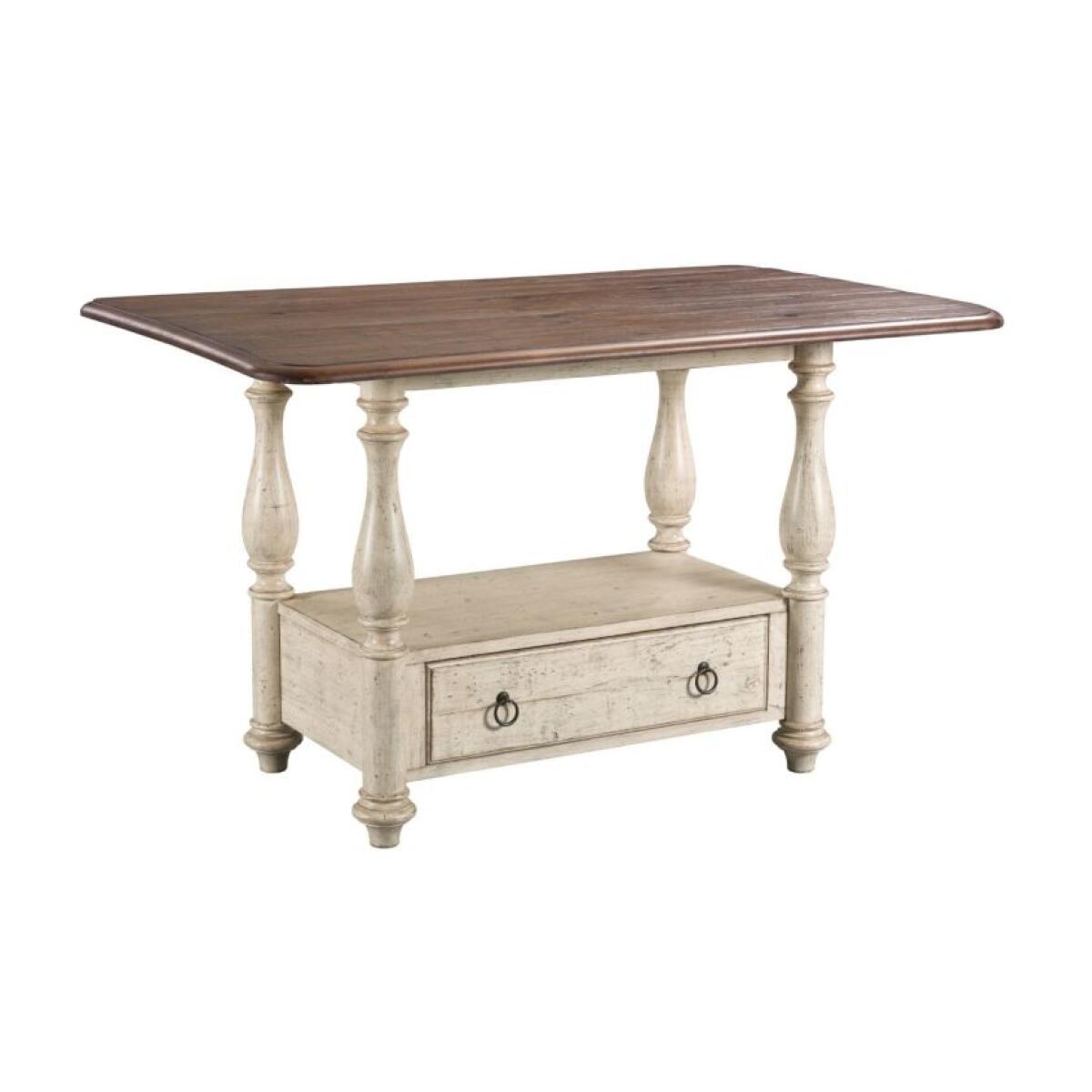 Weatherford – Cornsilk Tall Gathering Table Weatherford – Cornsilk Tall Gathering Table - Image 1