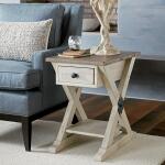 Reclamation Place Trestle Chairside Table - Image 2