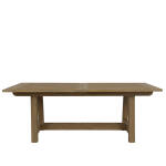 Coastal Teak 79"-118" Dining Table With Leaf Extension