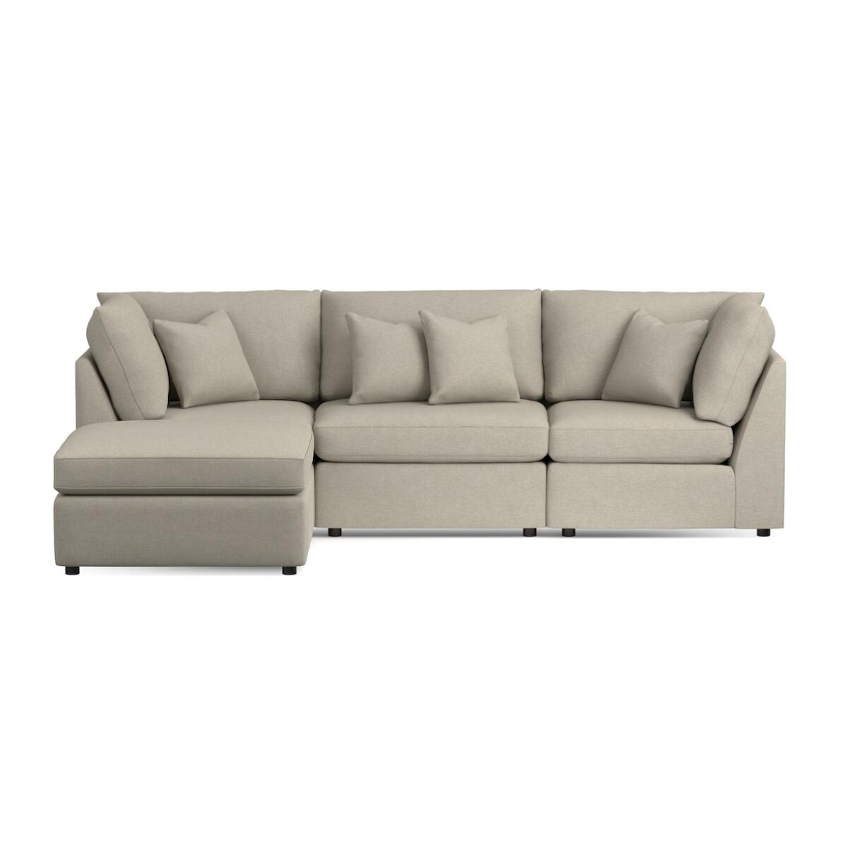 Beckham Small Chaise Sectional Sectionals Bassett Furniture Beckham Small Chaise Sectional Sectionals Bassett Furniture