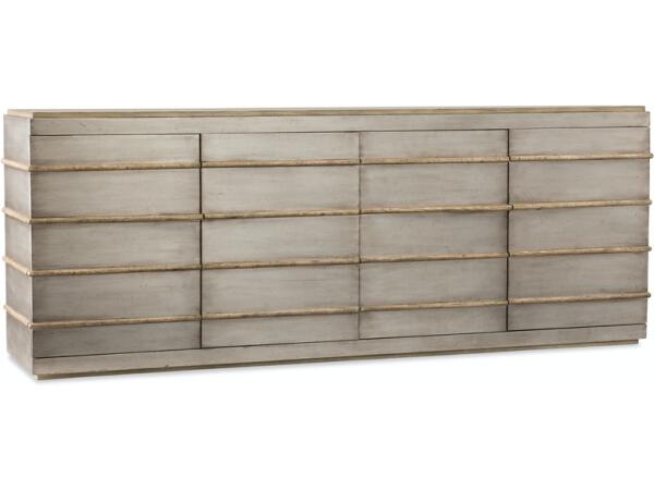 Urban Elevation Metal Entertainment Credenza Entertainment Stands Hooker Furniture