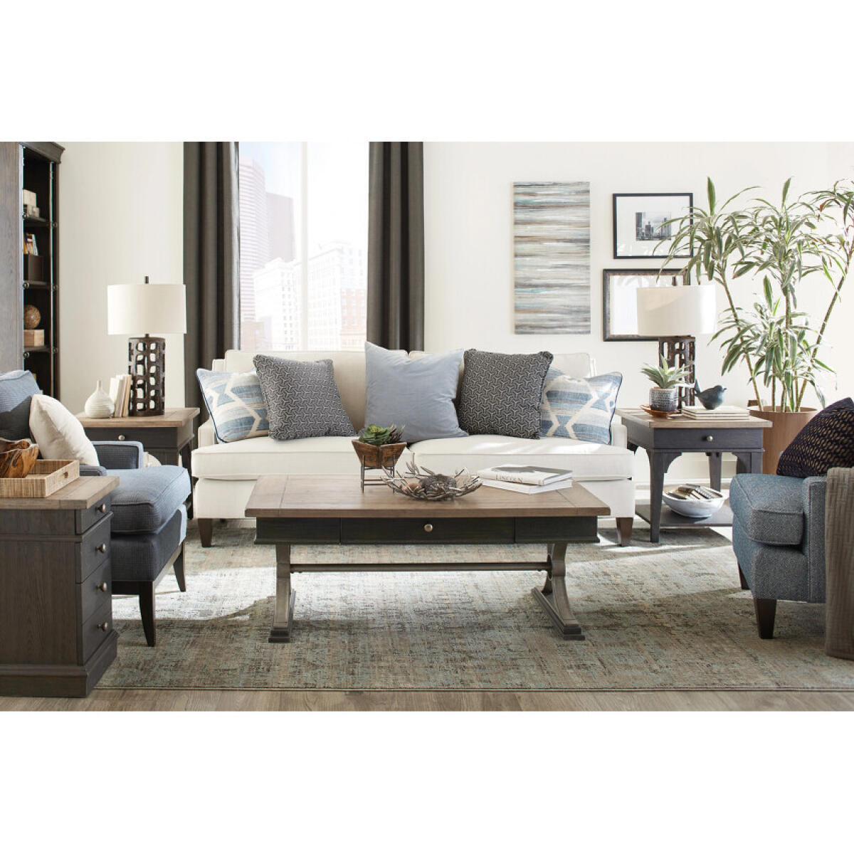 Rectangular Coffee Table Cocktail & Coffee Tables Hammary 6