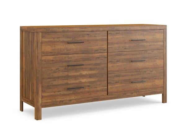Benchmade Midtown Maple 6 Drawer Dresser Dressers Bassett Furniture