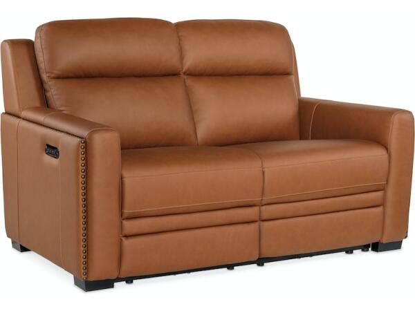 McKinley Power Loveseat with Power Headrest & Lumbar Loveseats Hooker Furniture