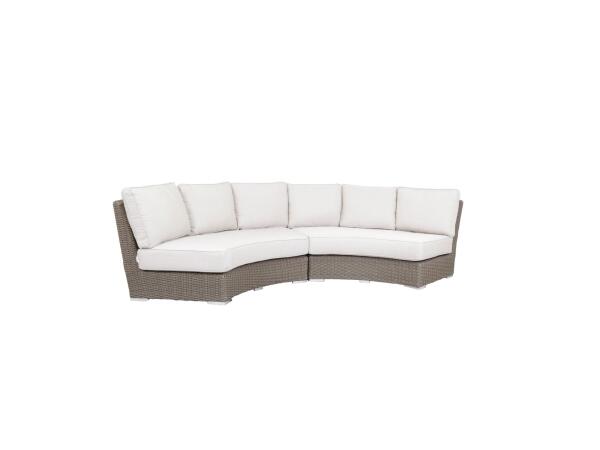 Coronado Curved Sectional Outdoor Sectionals Sunset West