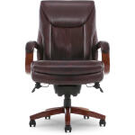 Delano Big & Tall Executive Office Chair, Chestnut Brown with Mahogany Wood Office Chairs Customizable 8