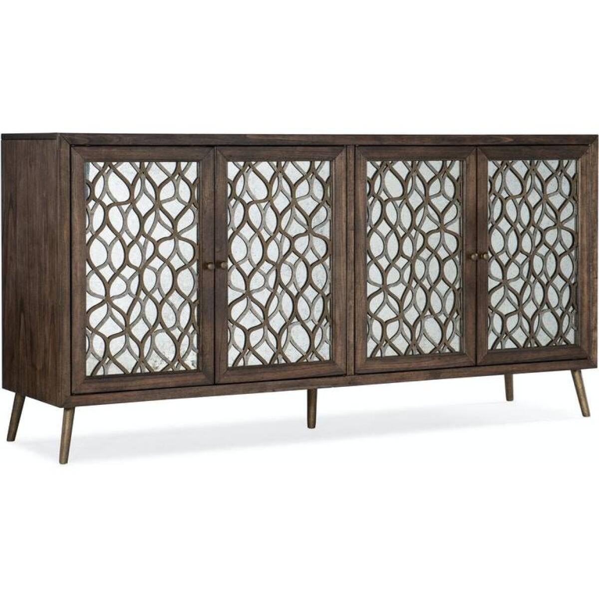 Home Entertainment Mixed Metals Entertainment Console Home Entertainment Mixed Metals Entertainment Console - Image 1