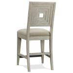 Cascade Upholstered Wood Back Counter Stool Barstools Riverside Furniture 8